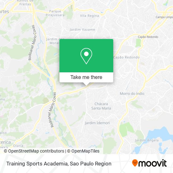 Mapa Training Sports Academia