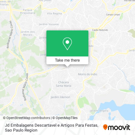 Jd Embalagens Descartavel e Artigos Para Festas map