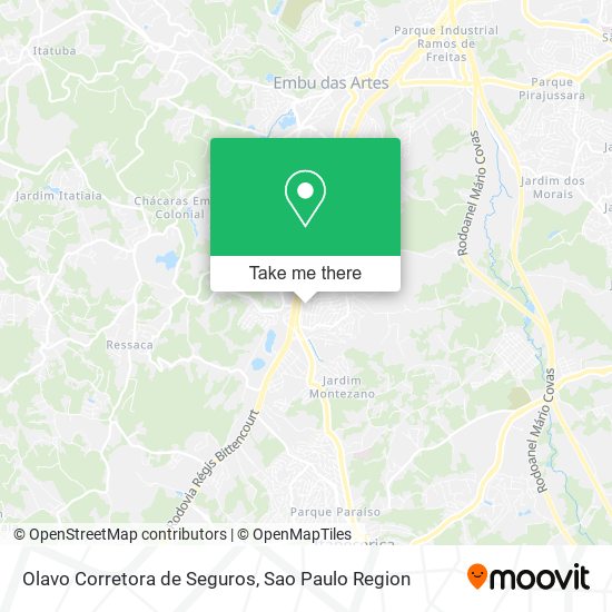 Olavo Corretora de Seguros map