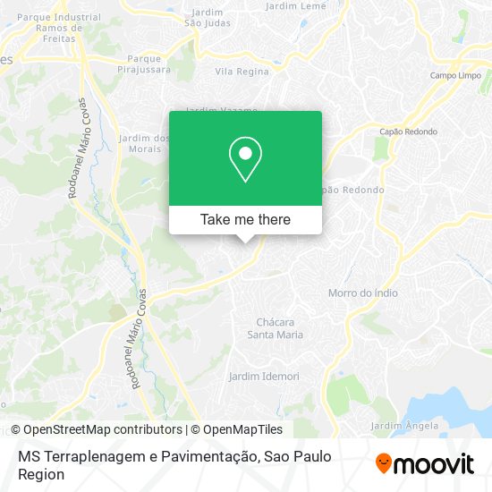 MS Terraplenagem e Pavimentação map