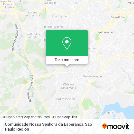 Comunidade Nossa Senhora da Esperança map