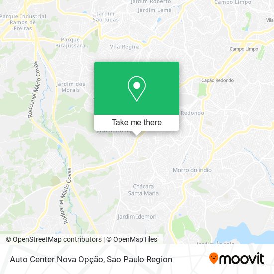 Mapa Auto Center Nova Opção