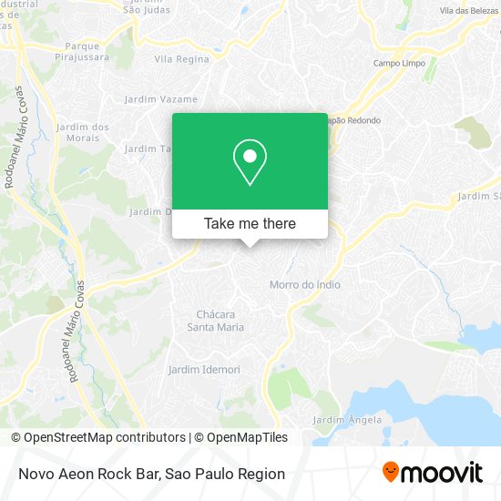 Mapa Novo Aeon Rock Bar