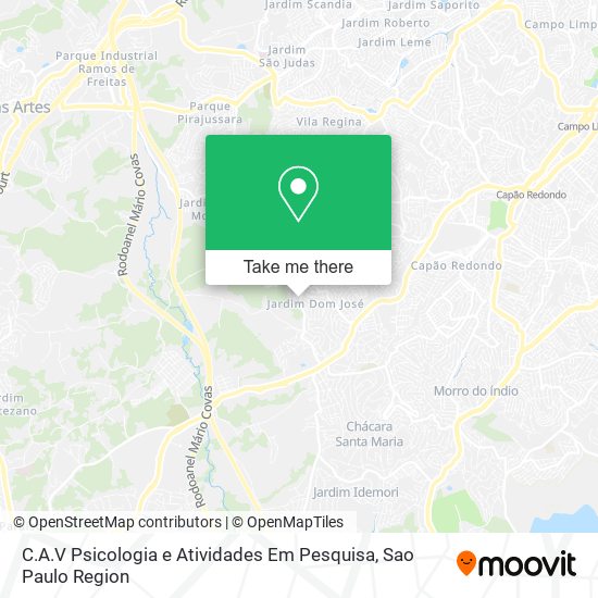 C.A.V Psicologia e Atividades Em Pesquisa map