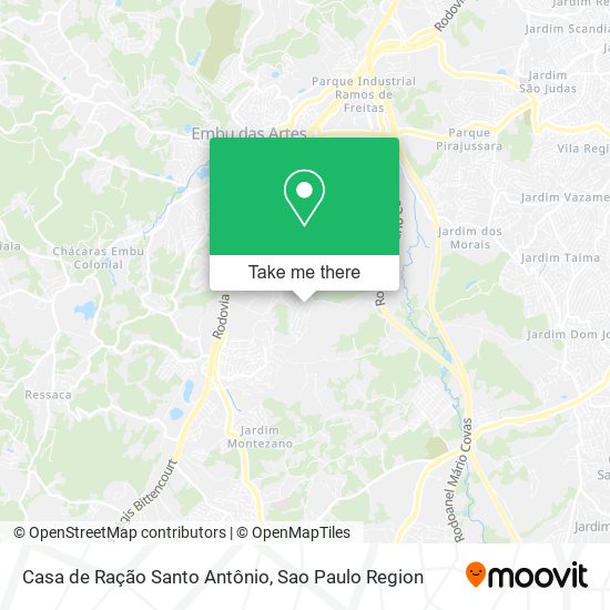 Casa de Ração Santo Antônio map