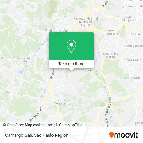 Camargo Gas map