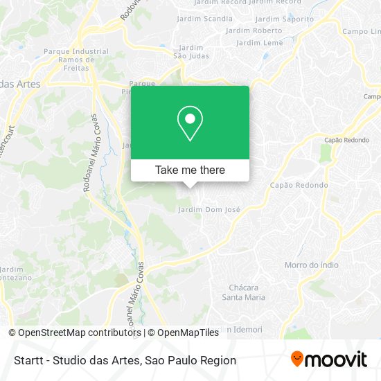 Startt - Studio das Artes map