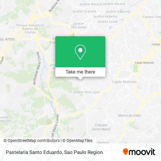 Mapa Pastelaria Santo Eduardo