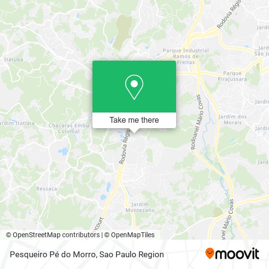 Pesqueiro Pé do Morro map