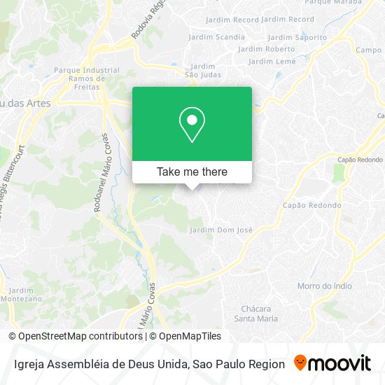 Mapa Igreja Assembléia de Deus Unida