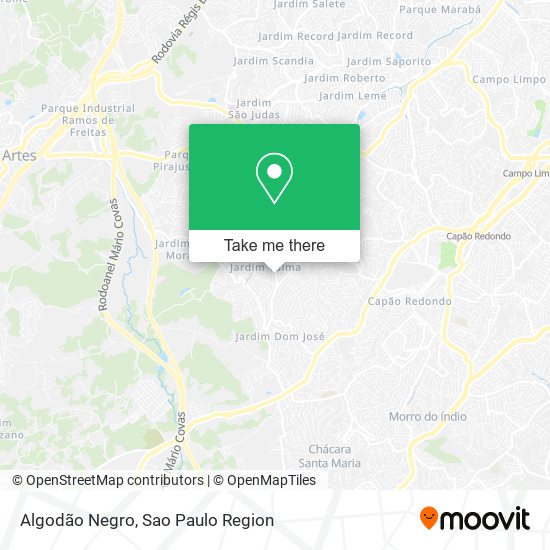 Algodão Negro map