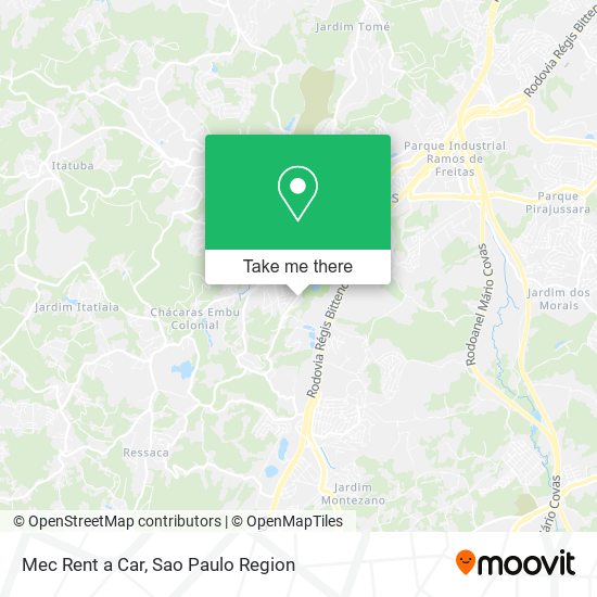 Mapa Mec Rent a Car