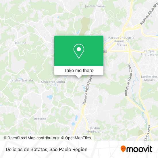 Delicias de Batatas map