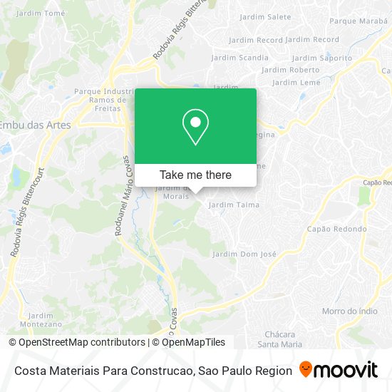 Costa Materiais Para Construcao map