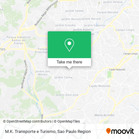 M.K. Transporte e Turismo map