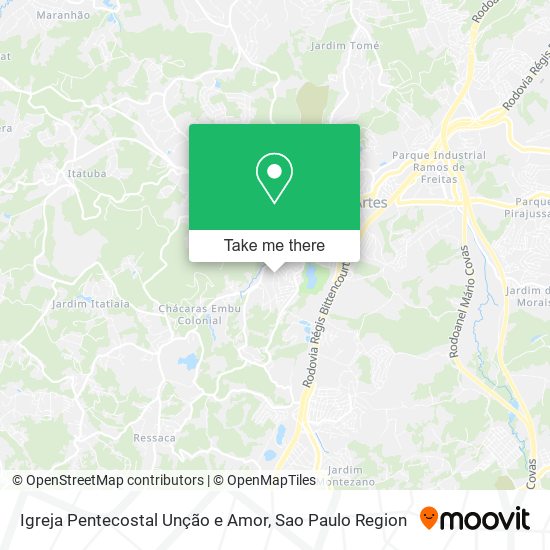 Igreja Pentecostal Unção e Amor map