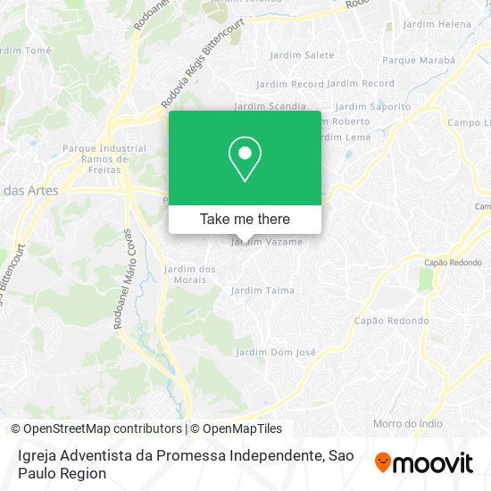 Igreja Adventista da Promessa Independente map