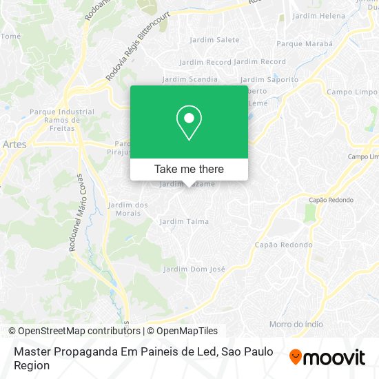 Master Propaganda Em Paineis de Led map