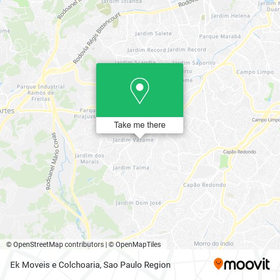 Ek Moveis e Colchoaria map