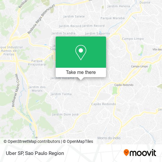 Uber SP map