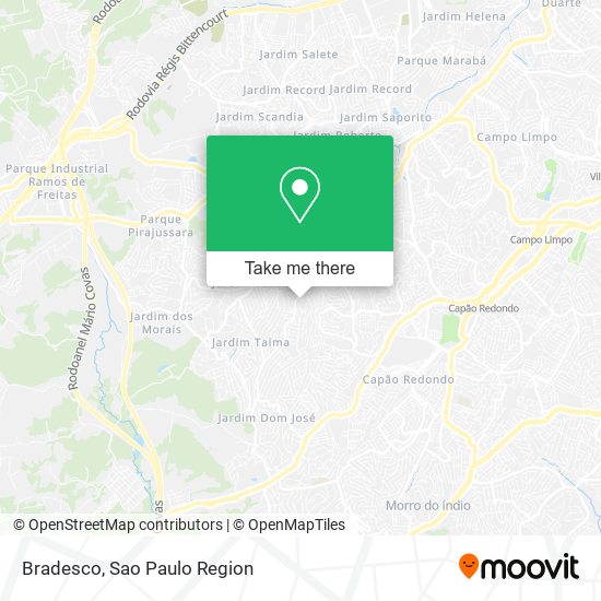 Bradesco map