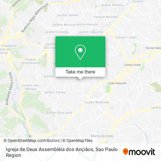 Igreja de Deus Assembléia dos Ançiãos map