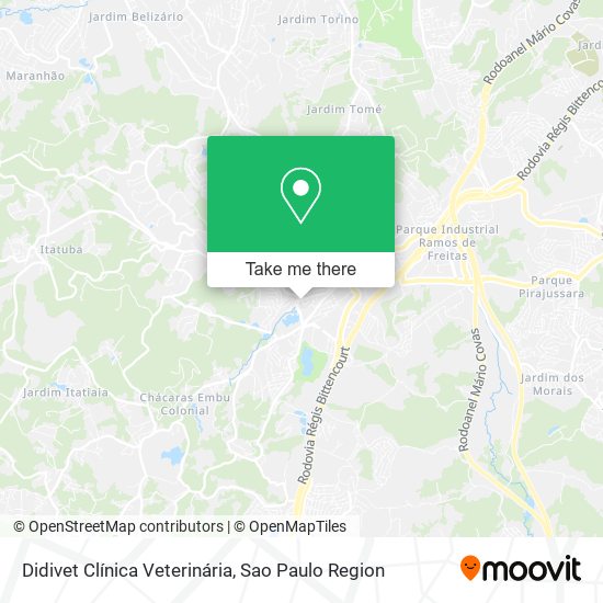 Mapa Didivet Clínica Veterinária