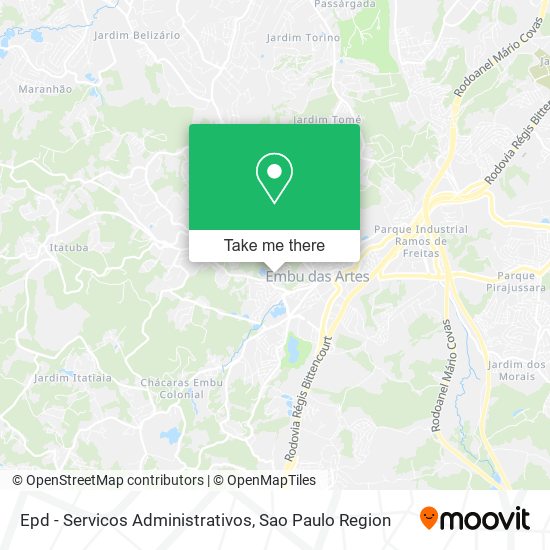 Mapa Epd - Servicos Administrativos