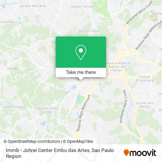Immb - Johrei Center Embu das Artes map
