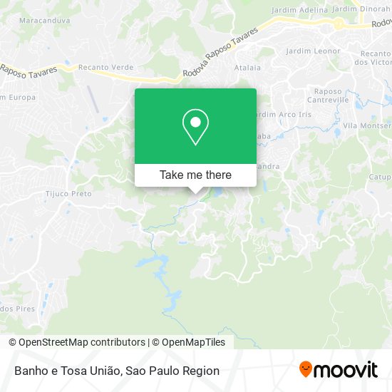 Banho e Tosa União map
