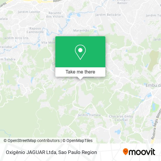 Oxigênio JAGUAR Ltda map
