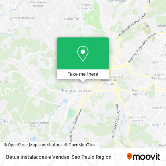 Betus Instalacoes e Vendas map