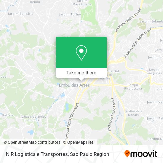 N R Logistica e Transportes map