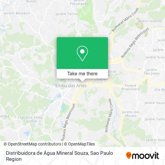 Distribuidora de Água Mineral Souza map