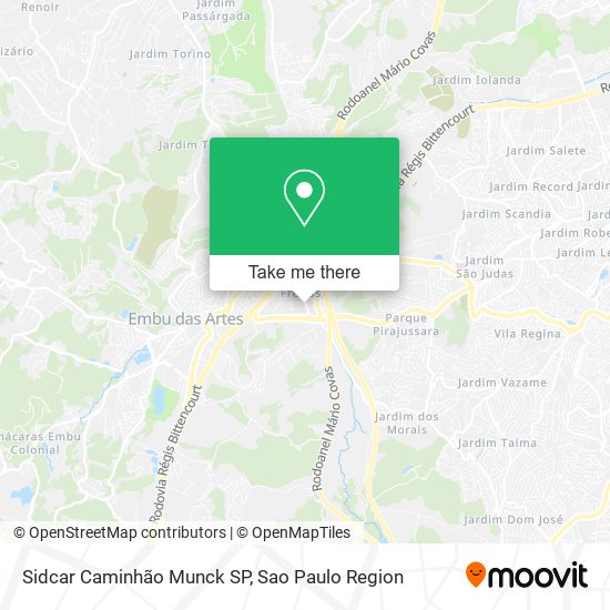 Sidcar Caminhão Munck SP map