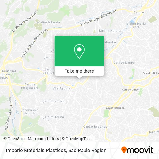 Imperio Materiais Plasticos map