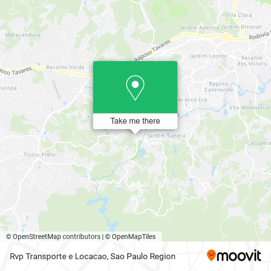 Rvp Transporte e Locacao map