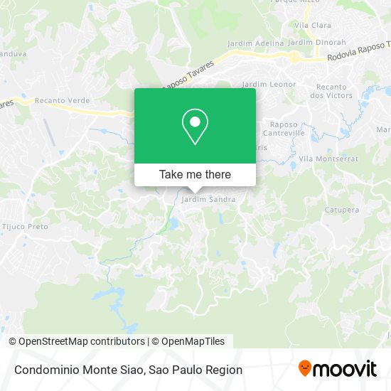 Mapa Condominio Monte Siao