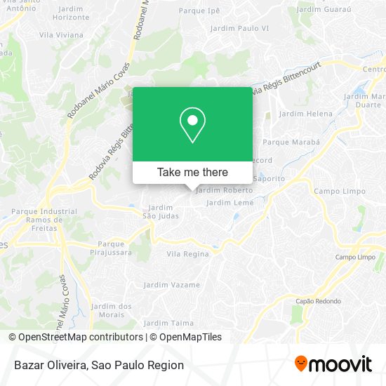 Bazar Oliveira map