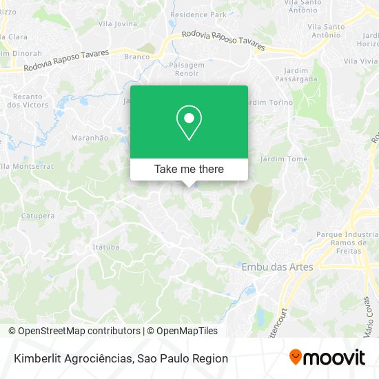 Mapa Kimberlit Agrociências