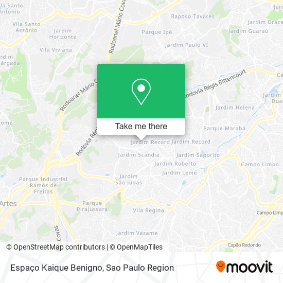 Espaço Kaique Benigno map