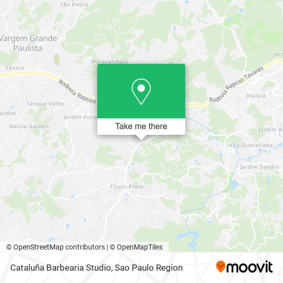 Mapa Cataluña Barbearia Studio