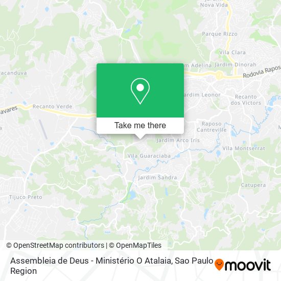 Assembleia de Deus - Ministério O Atalaia map