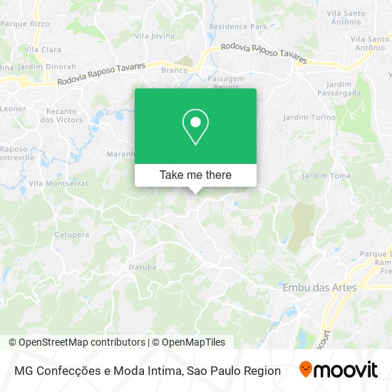 MG Confecções e Moda Intima map