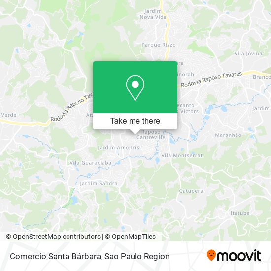 Comercio Santa Bárbara map