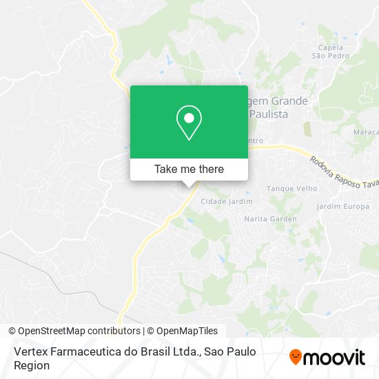 Vertex Farmaceutica do Brasil Ltda. map