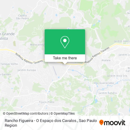 Rancho Figueira - O Espaço dos Cavalos. map