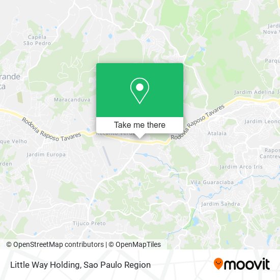 Mapa Little Way Holding