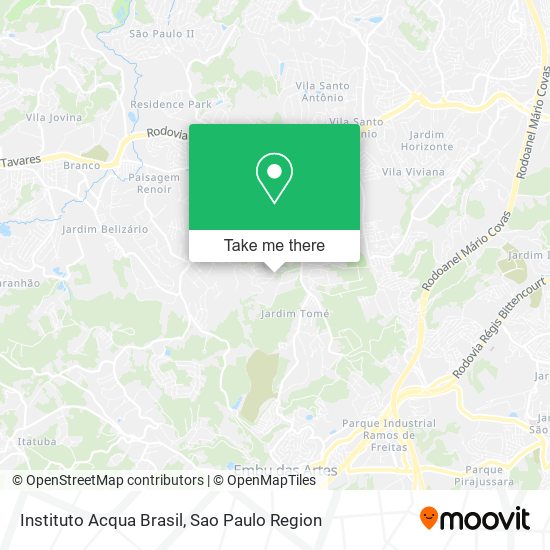 Instituto Acqua Brasil map