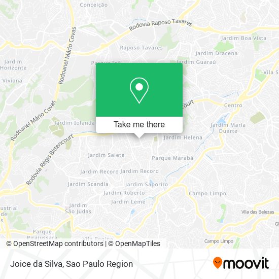 Joice da Silva map